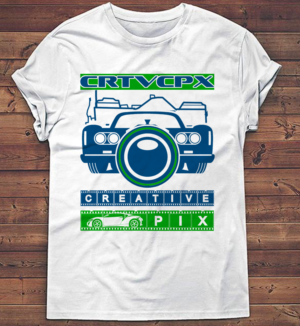 T-Shirtdesign für CarPhotograph | CRTVCPX | CreativeCarPix | T-shirt Design by creative gravity