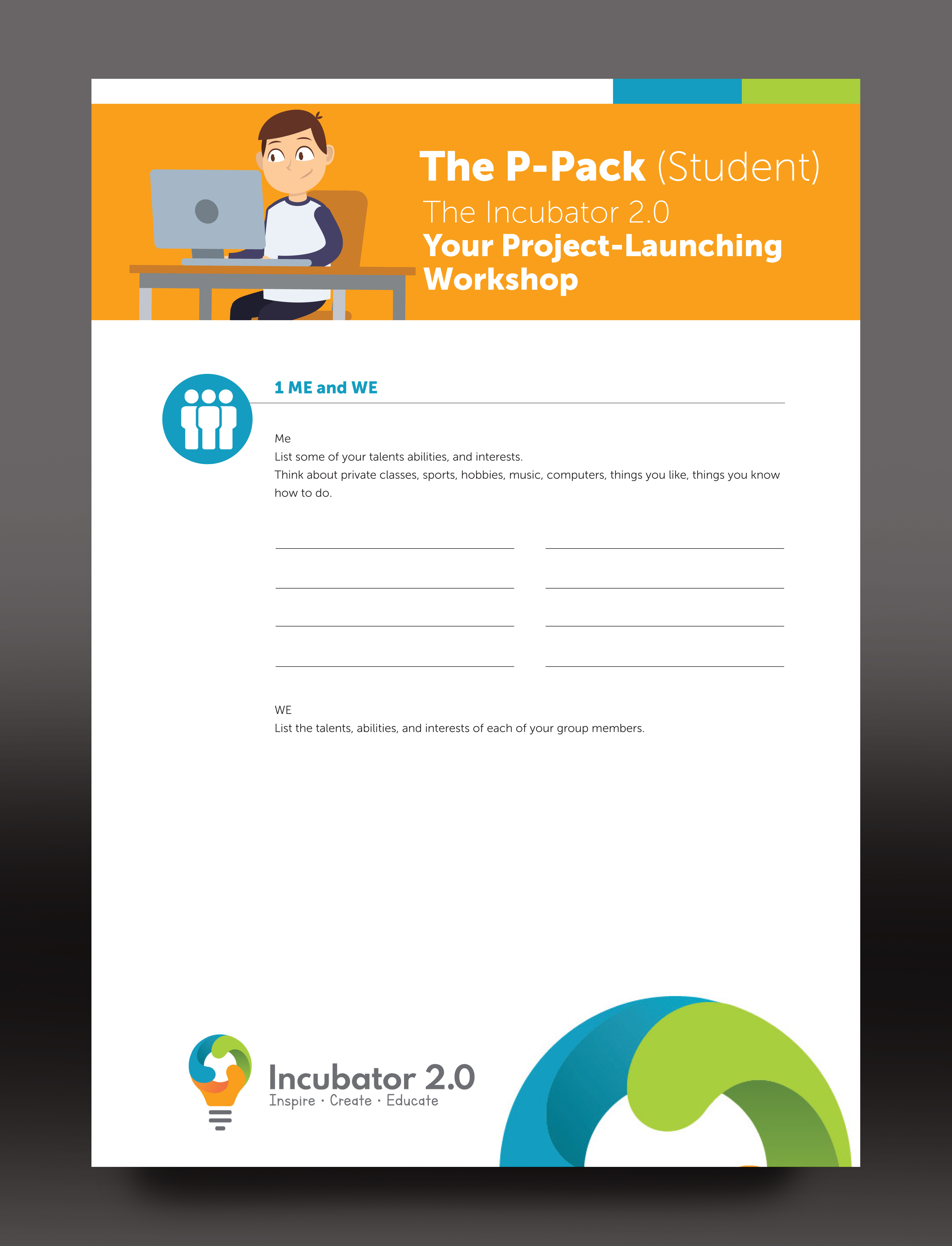 Brochure Design by rkailas for CARREFOUR JEUNESSE-EMPLOI DE L'OUEST DE L'ILE | Design #22494795