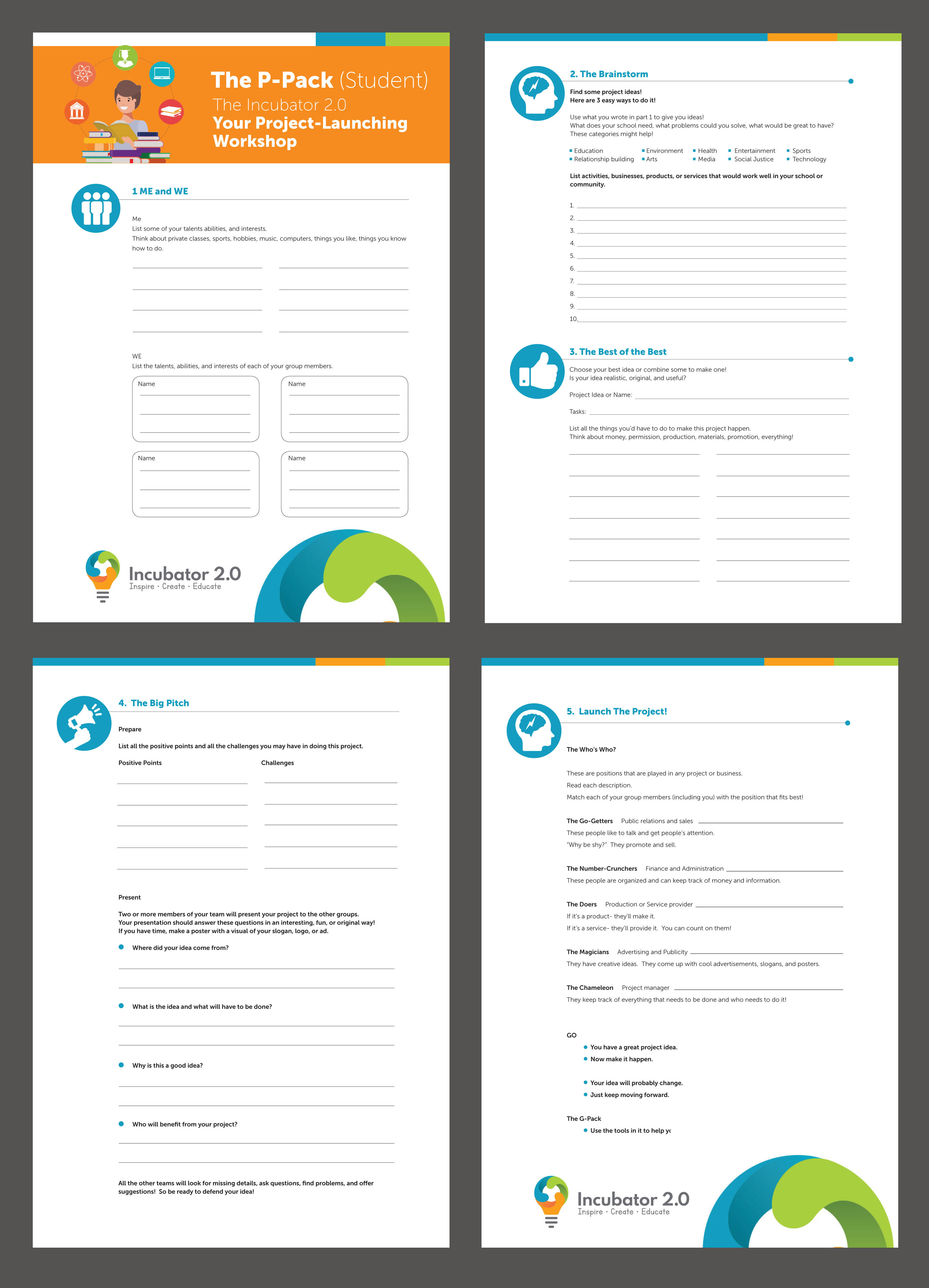 Brochure Design by rkailas for CARREFOUR JEUNESSE-EMPLOI DE L'OUEST DE L'ILE | Design #22510879