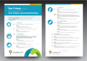 Brochure Design by rkailas for CARREFOUR JEUNESSE-EMPLOI DE L'OUEST DE L'ILE | Design: #22518771