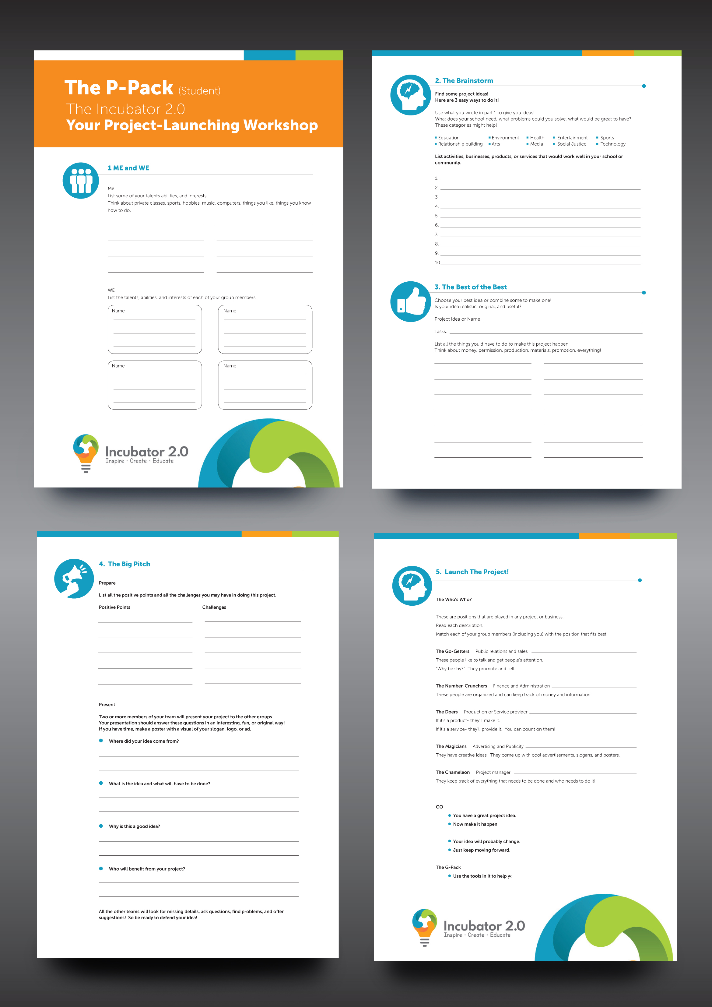 Brochure Design by rkailas for CARREFOUR JEUNESSE-EMPLOI DE L'OUEST DE L'ILE | Design #22518775