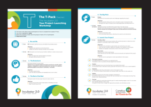 Design de Brochure par rkailas pour CARREFOUR JEUNESSE-EMPLOI DE L'OUEST DE L'ILE | Design : #22622929