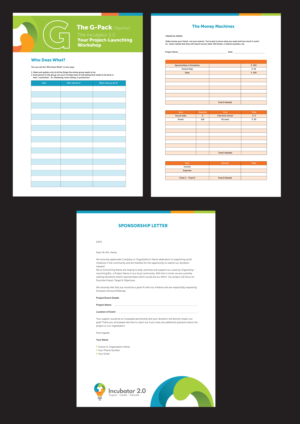 Brochure Design by rkailas for CARREFOUR JEUNESSE-EMPLOI DE L'OUEST DE L'ILE | Design: #22622937