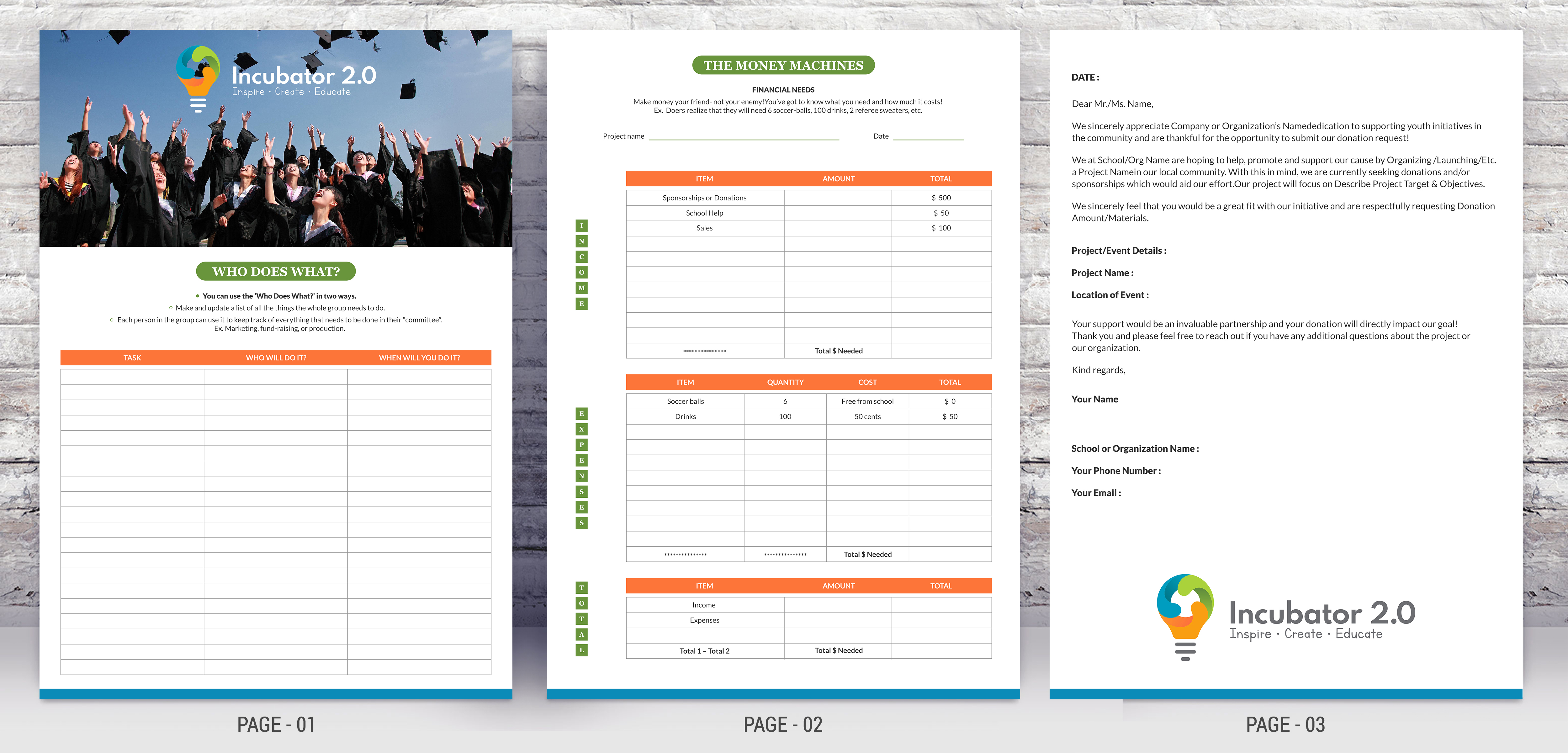 Broschüren-Design von SAI DESIGNS für CARREFOUR JEUNESSE-EMPLOI DE L'OUEST DE L'ILE | Design #22478539