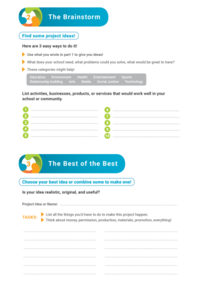 Brochure Design by hd-design 3 for CARREFOUR JEUNESSE-EMPLOI DE L'OUEST DE L'ILE | Design: #22513415