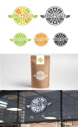 The Misfit Vegan | Logo Design by Amethystica