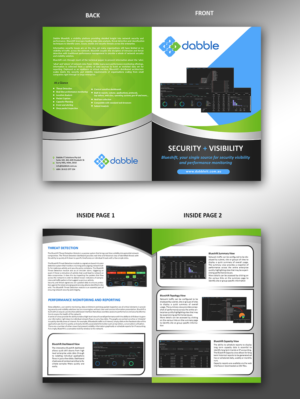 Cyber Security Product Bi-Fold Brochure | Brochure Design by innovative earth