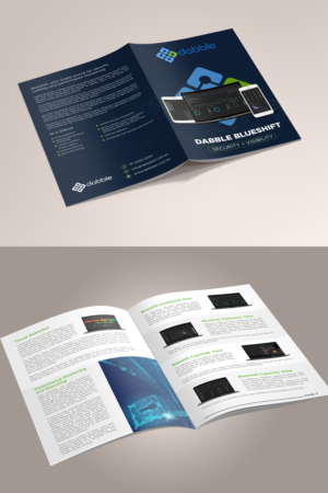 Cyber Security Product Bi-Fold Brochure | Brochure Design by ZeneFashions