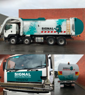 Diseño Gráfico por David Coseani para Signal waste and recycling | Diseño: #22479955