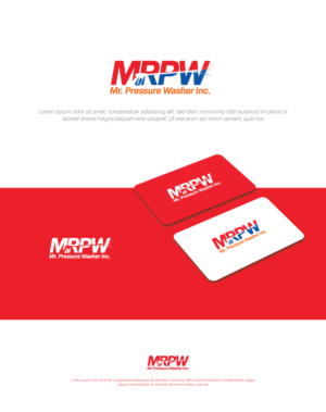 Logo-Design von Mosa Abo swelem für Mr. Pressure Washer Inc. | Design: #22456922