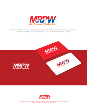 Logo-Design von Mosa Abo swelem für Mr. Pressure Washer Inc. | Design: #22457147