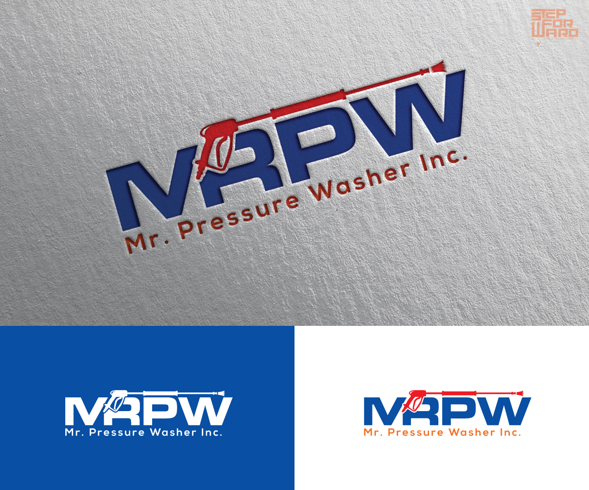 Logo-Design von step forward 2 für Mr. Pressure Washer Inc. | Design #22474111