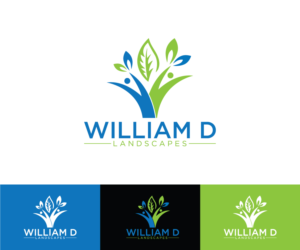William D Landscapes | Logo Design by Anamul Burhan