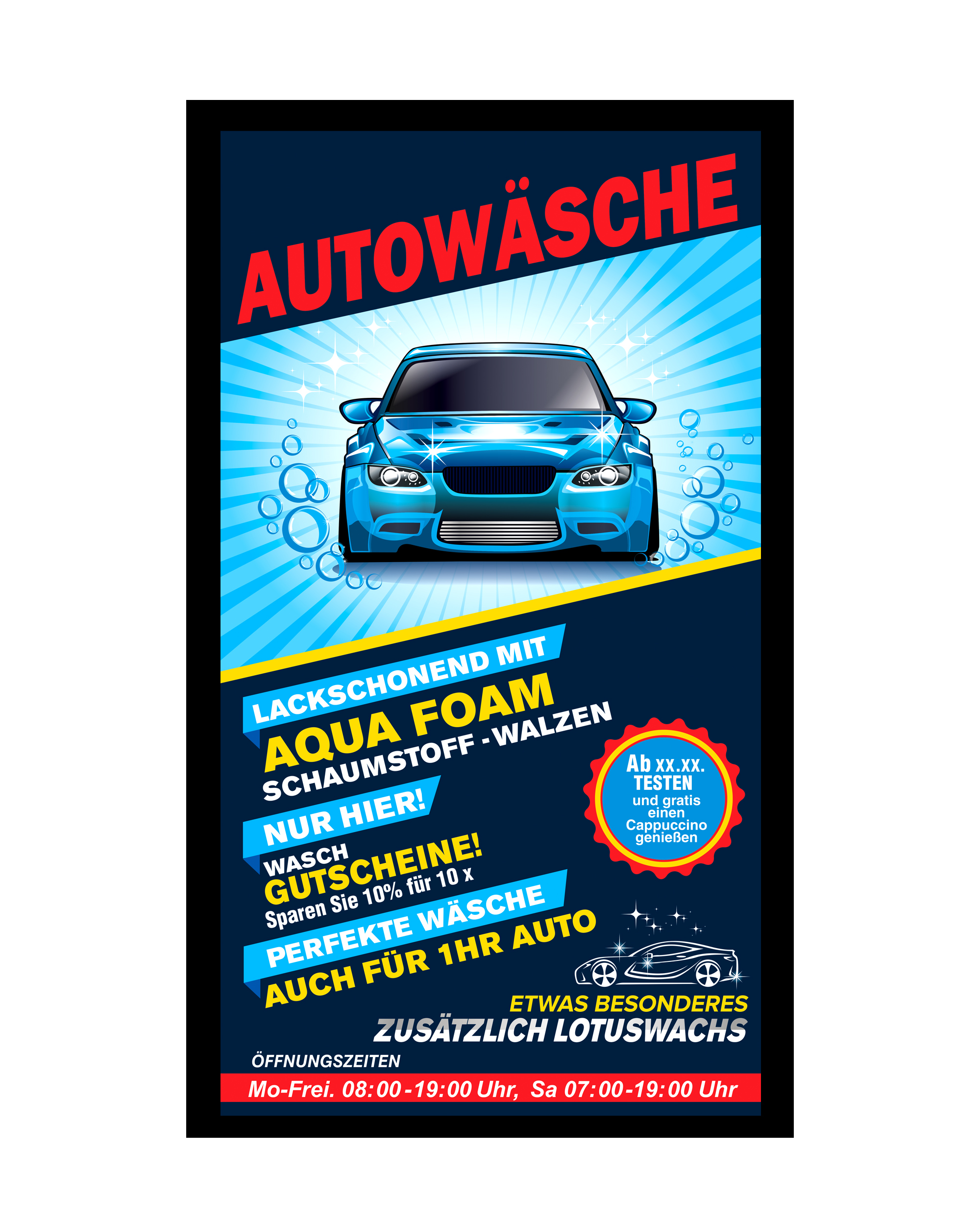Billboard Design by sanalkumar for Waschfabrik Autopflege GmbH | Design #22517109