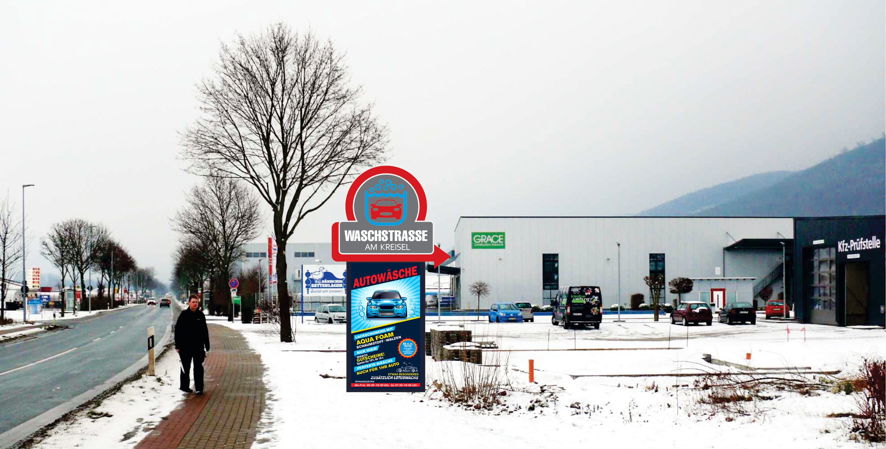 Billboard Design by sanalkumar for Waschfabrik Autopflege GmbH | Design #22517129