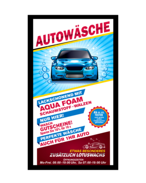 Billboard Design by sanalkumar for Waschfabrik Autopflege GmbH | Design: #22517280