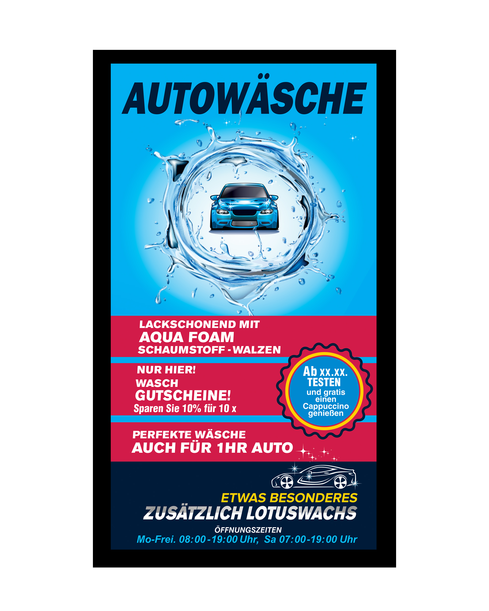 Design de Panneau par sanalkumar pour Waschfabrik Autopflege GmbH | Design #22520414