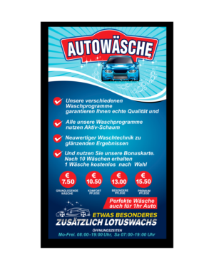 Billboard Design by sanalkumar for Waschfabrik Autopflege GmbH | Design: #22524945
