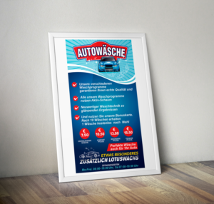 Billboard Design by sanalkumar for Waschfabrik Autopflege GmbH | Design: #22524946