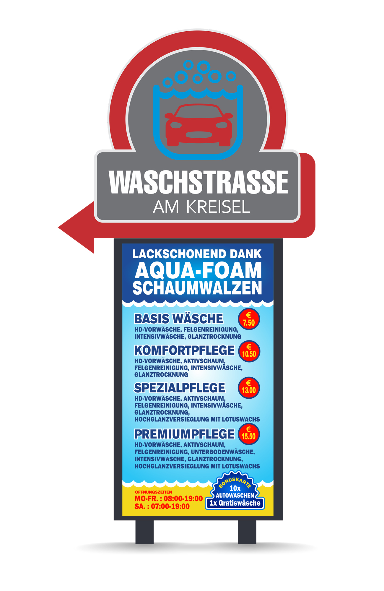 Billboard Design by sanalkumar for Waschfabrik Autopflege GmbH | Design #22701235
