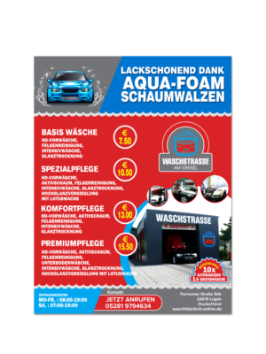Billboard Design by sanalkumar for Waschfabrik Autopflege GmbH | Design: #22787948