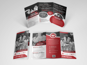 Club Judoka promotional leaflet to attract new members | Flyer Design by Ena
