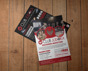 Club Judoka promotional leaflet to attract new members | Flyer Design by AnneWanjiku