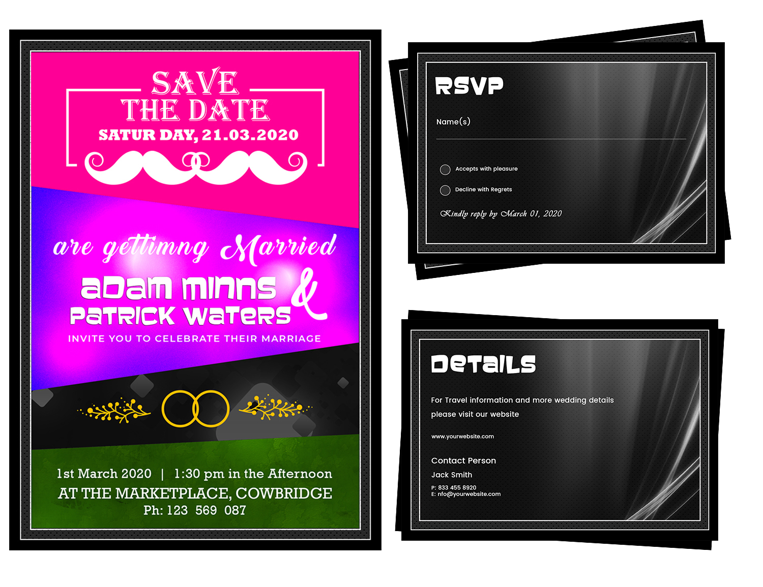 Invitation Design by Expert Designer for this project | Design #22495533
