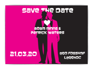Wedding Invite for Same Sex Marriage | Design Invitation par Pixper