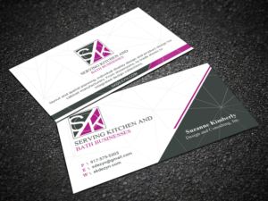 Business Card Design by Sandaruwan for Suzanne Kimberly Design and Consulting, Inc. | Design #22466367