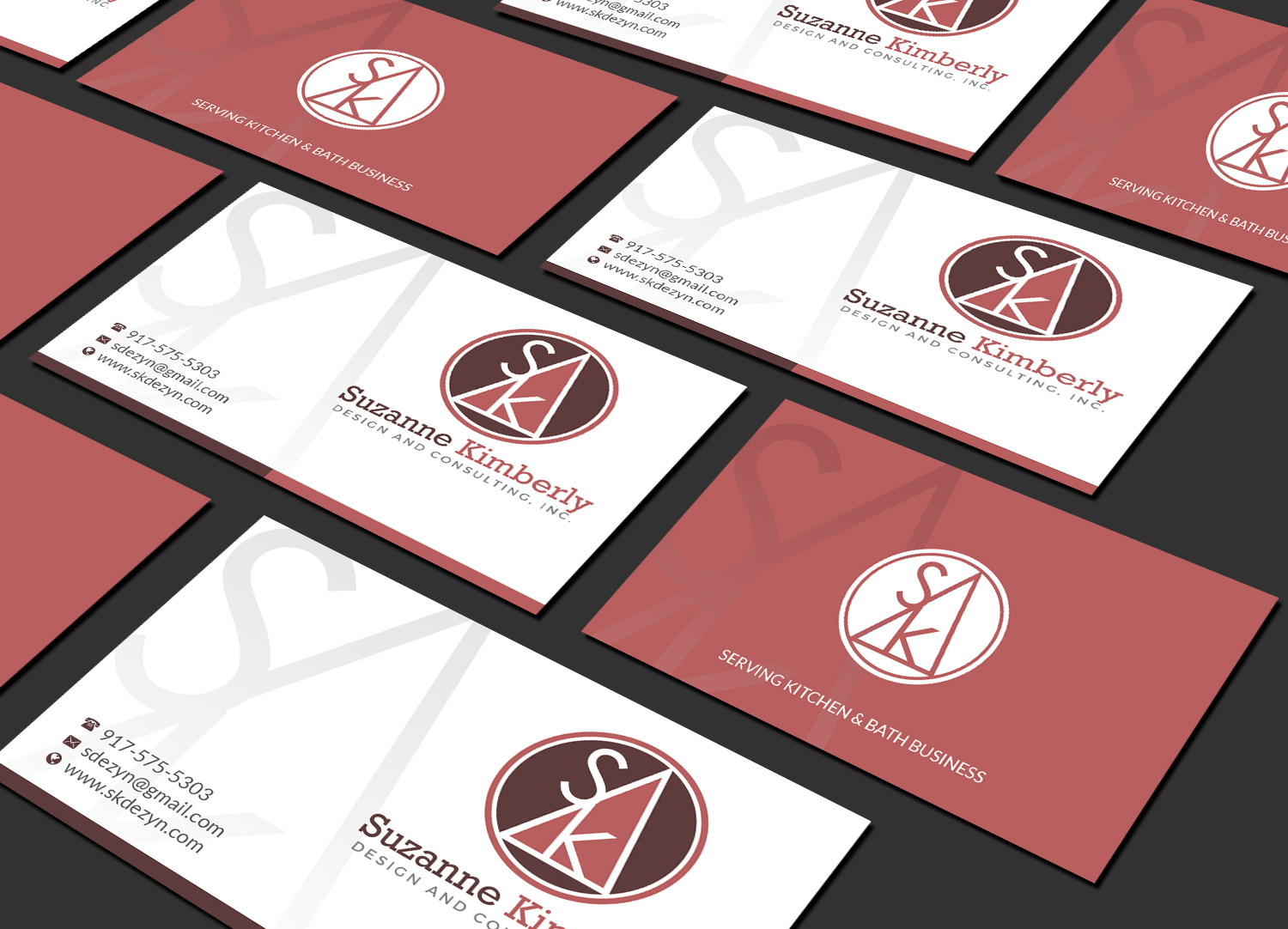 Business Card Design by Creations Box 2015 for Suzanne Kimberly Design and Consulting, Inc. | Design #22477429