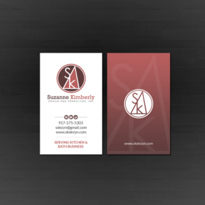Business Card Design by Creations Box 2015 for Suzanne Kimberly Design and Consulting, Inc. | Design: #22477477