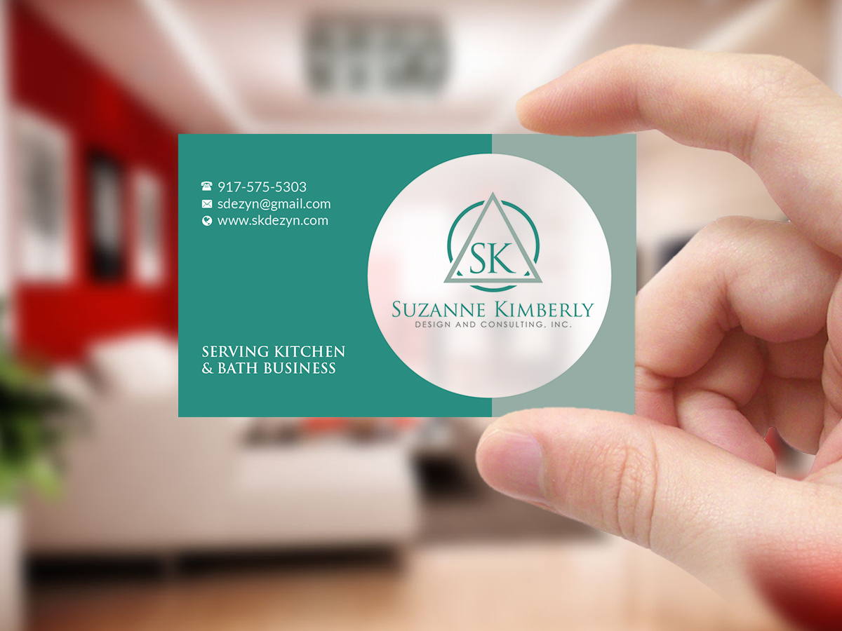 Visitenkarten-Design von Creations Box 2015 für Suzanne Kimberly Design and Consulting, Inc. | Design #22477478