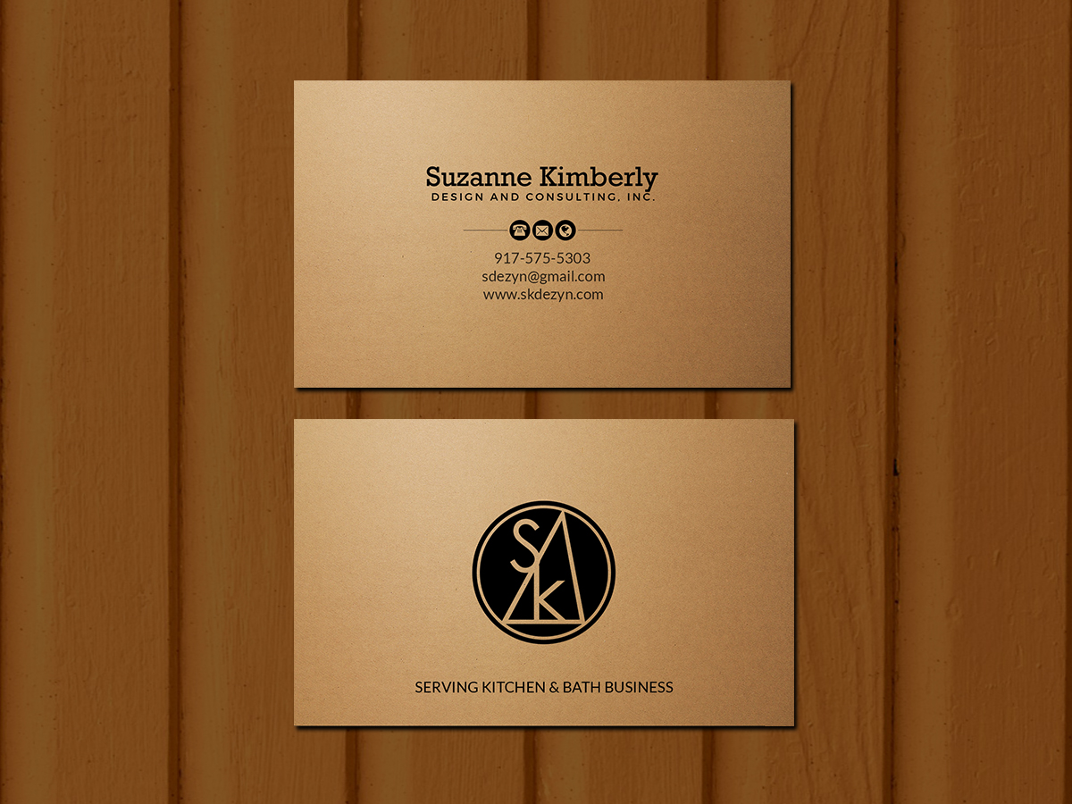 Business Card Design by Creations Box 2015 for Suzanne Kimberly Design and Consulting, Inc. | Design #22477480