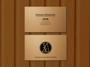 Business Card Design by Creations Box 2015 for Suzanne Kimberly Design and Consulting, Inc. | Design: #22477480