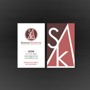 Business Card Design by Creations Box 2015 for Suzanne Kimberly Design and Consulting, Inc. | Design: #22477481