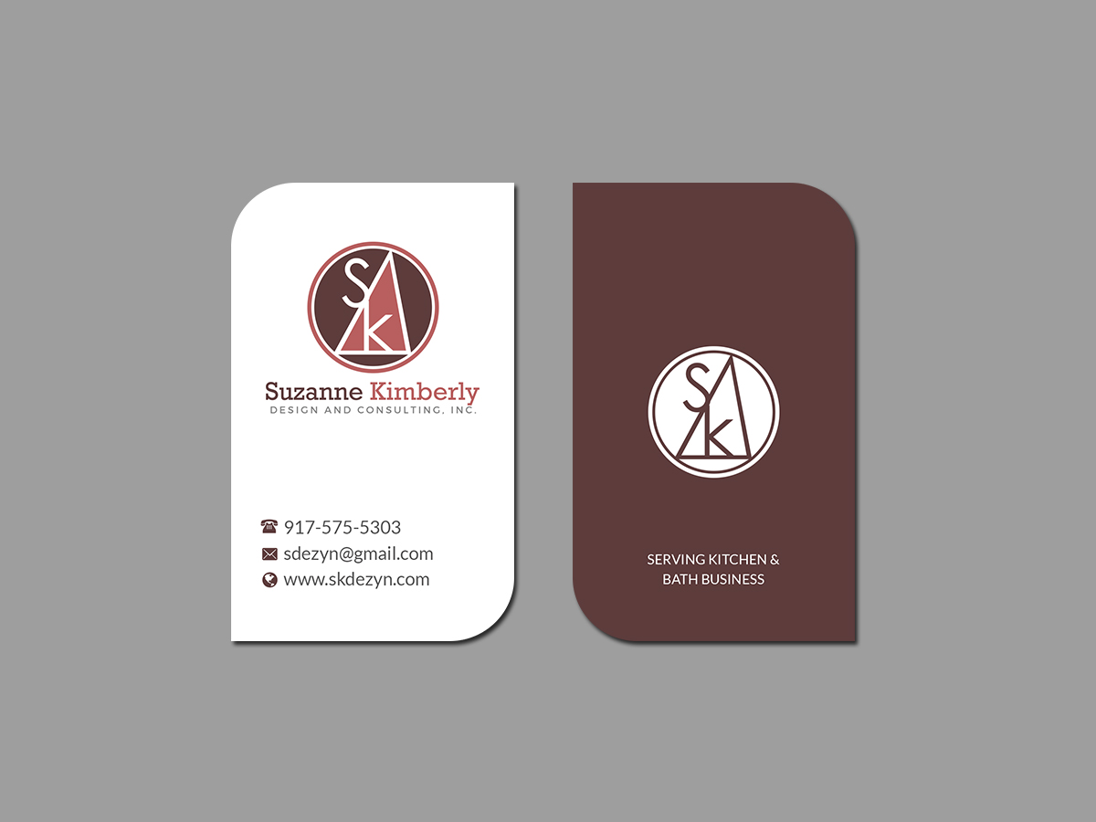 Business Card Design by Creations Box 2015 for Suzanne Kimberly Design and Consulting, Inc. | Design #22477482