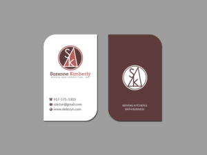 Business Card Design by Creations Box 2015 for Suzanne Kimberly Design and Consulting, Inc. | Design: #22477482