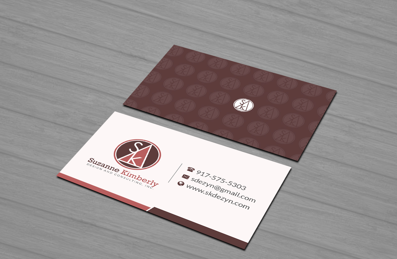 Business Card Design by Creations Box 2015 for Suzanne Kimberly Design and Consulting, Inc. | Design #22477484