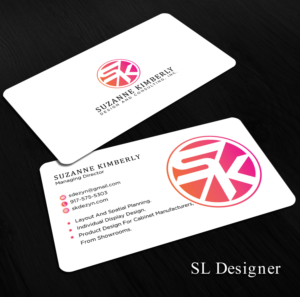 Business Card Design by SL Designer for Suzanne Kimberly Design and Consulting, Inc. | Design: #22464794
