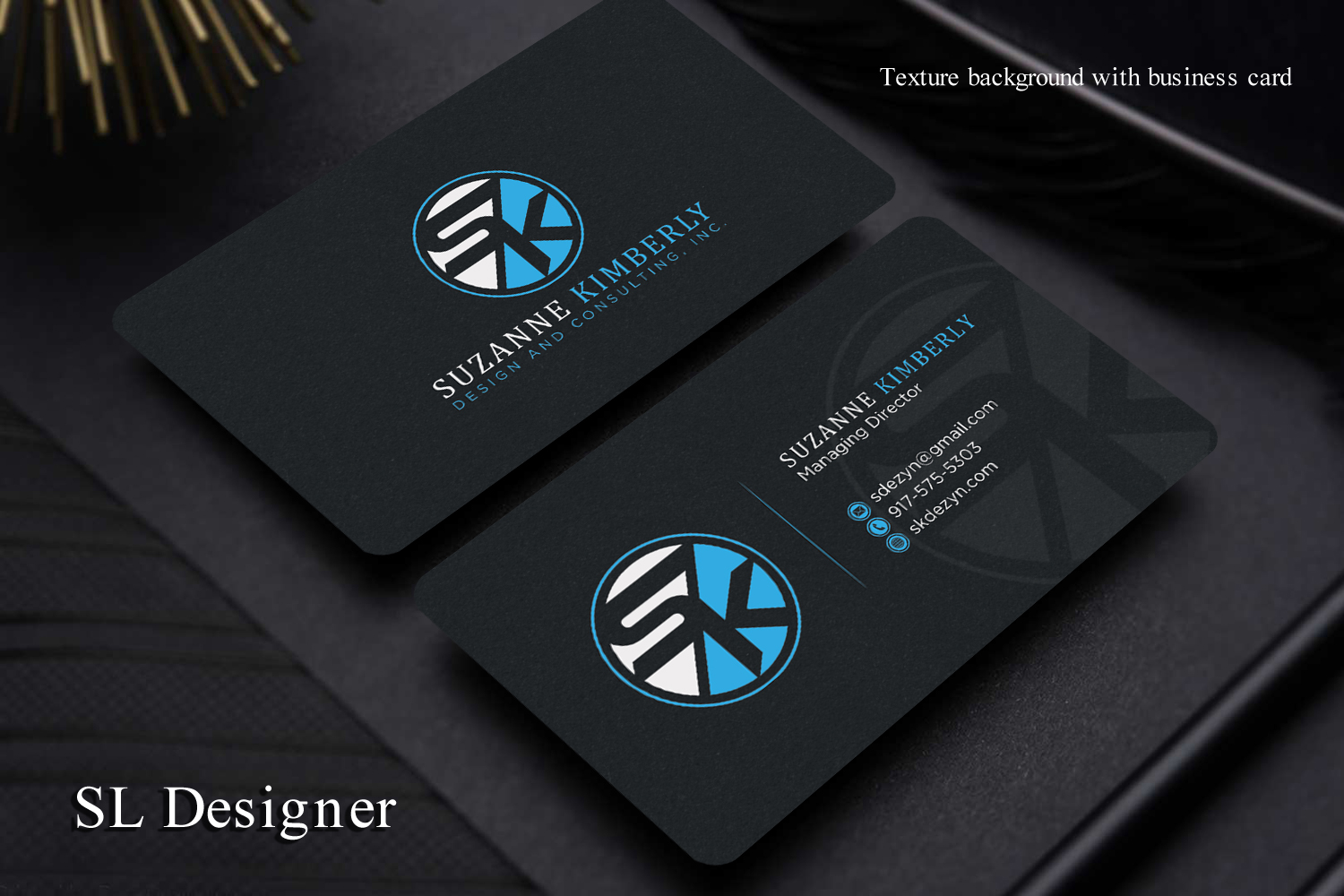 Business Card Design by SL Designer for Suzanne Kimberly Design and Consulting, Inc. | Design #22464798
