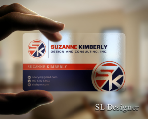 Business Card Design by SL Designer for Suzanne Kimberly Design and Consulting, Inc. | Design: #22464800