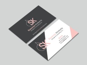 Business Card Design by MDesign for Suzanne Kimberly Design and Consulting, Inc. | Design #22469068