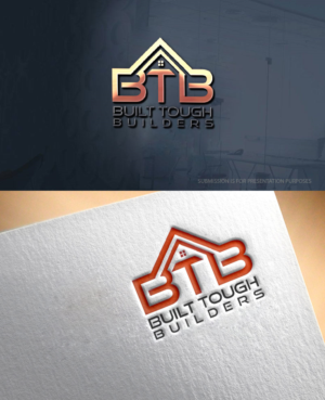 Built Tough Builders or (BTB) in a cool formatted design 3D possibly  | Logo Design by graphicevolution