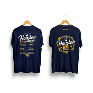 2019 HOUBBQ Throwdown T-Shirt design