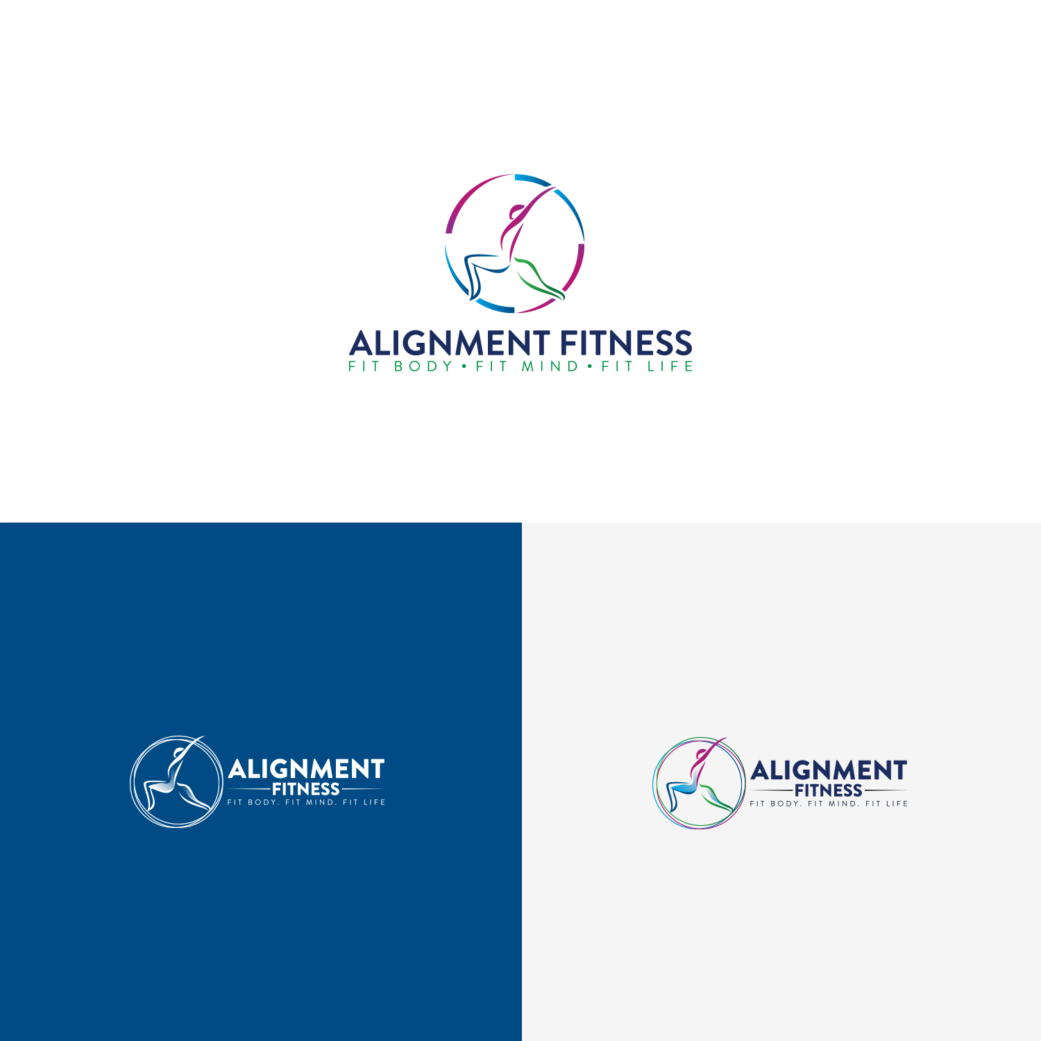 Logo Design by Akisaputra for Alignment Fitness | Design: #22677089