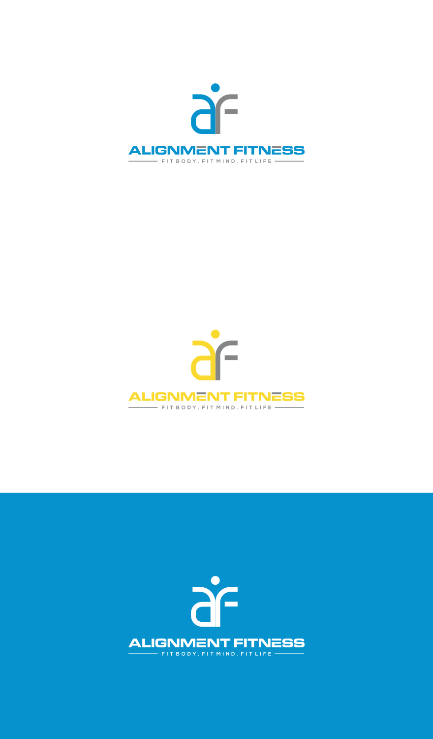 Logo Design by fatiyadesign for Alignment Fitness | Design #22458813