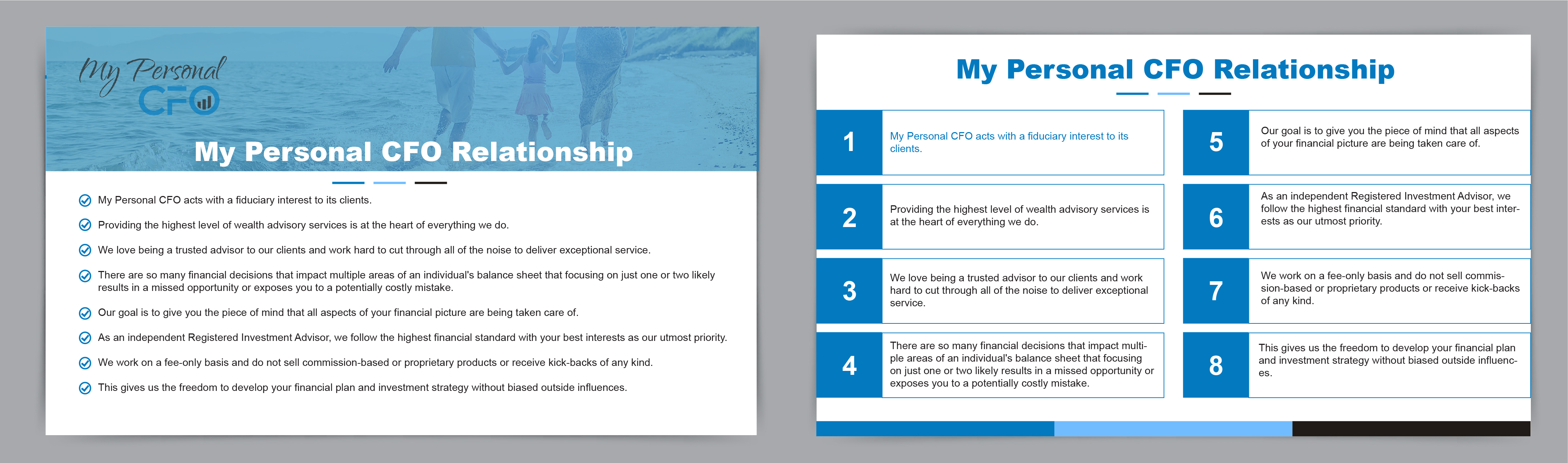 PowerPoint Design by Pixper for My Personal CFO LLC | Design #22464694