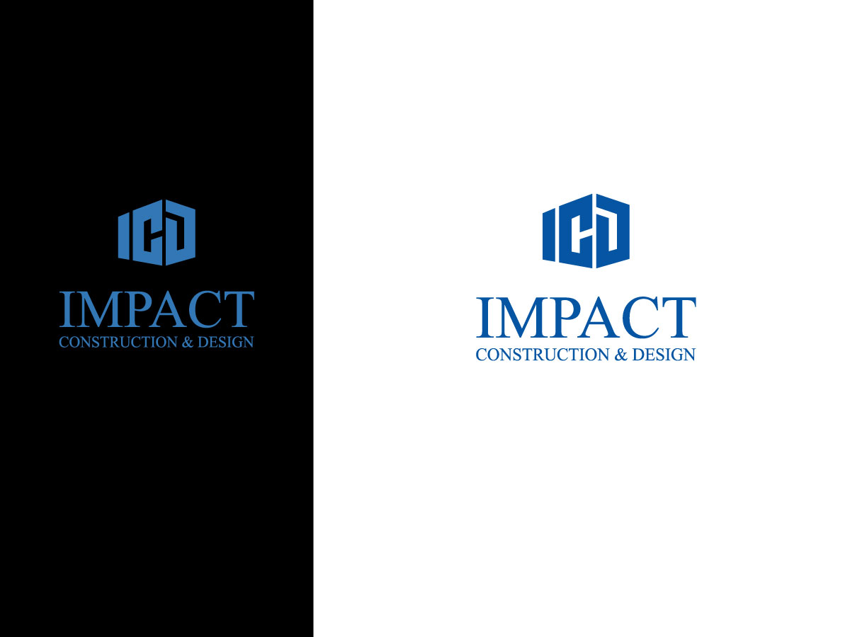 Logo Design by Wonderful design for Impact Construction & Design | Design #22462254