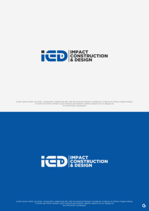 Logo Design by R!CKY for Impact Construction & Design | Design #22476015